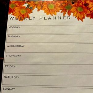 Weekly Planner with Fall Vibes